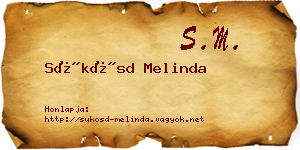 Sükösd Melinda névjegykártya